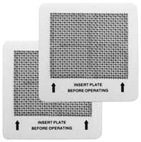 Heavy duty ceramic ozone plate filters